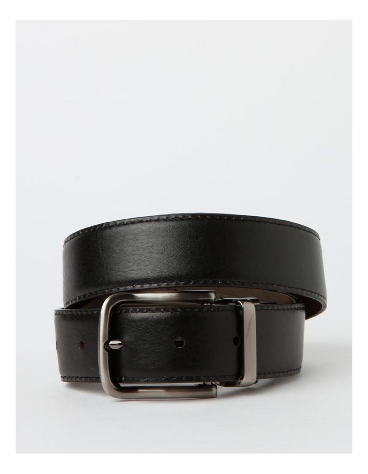 Blaq Reversible Suede Belt in Taupe 34