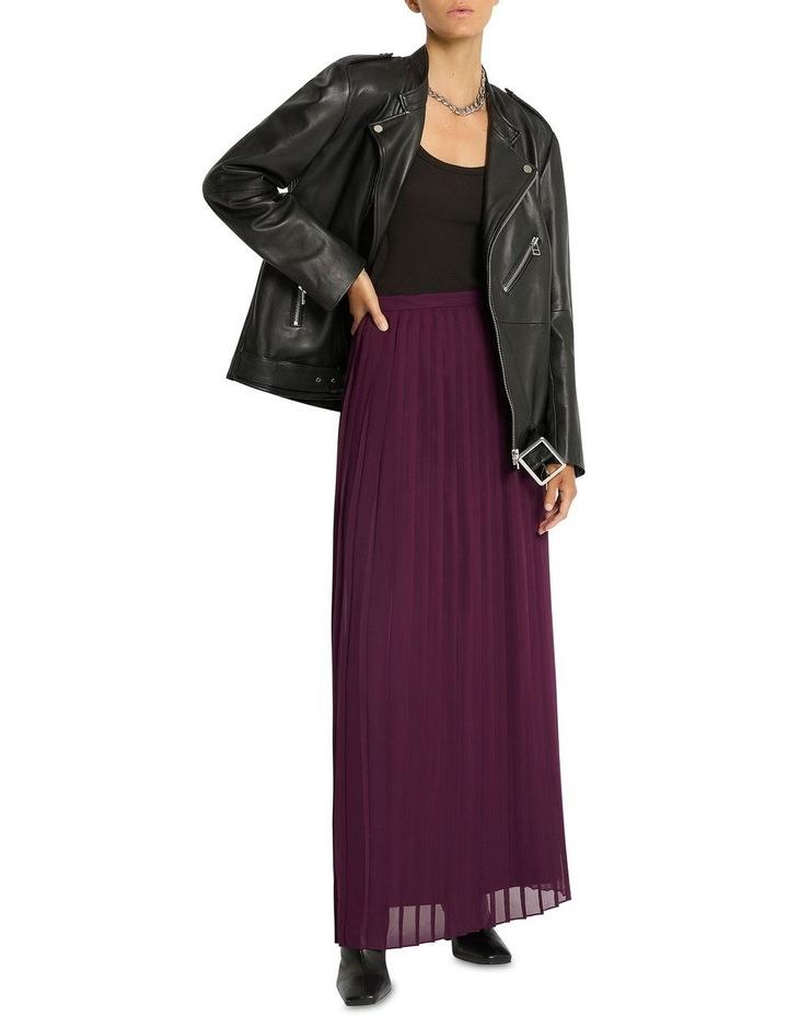 Sass & Bide White Sands Skirt in Purple Plum XXS