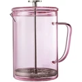The Cooks Collective Glass Coffee Press 750ml in Pink