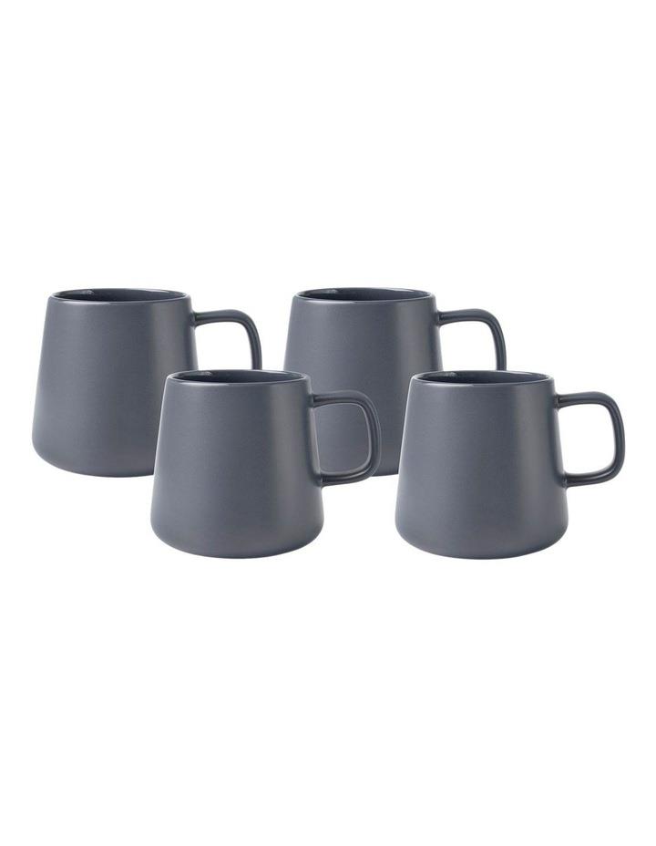 Maxwell & Williams Gift Boxed Blend Sala Mug 350ml Set of 4 in Charcoal Grey
