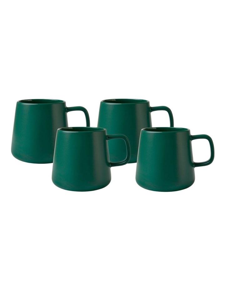 Maxwell & Williams Gift Boxed Blend Sala Mug 350ml Set of 4 in Forest Green