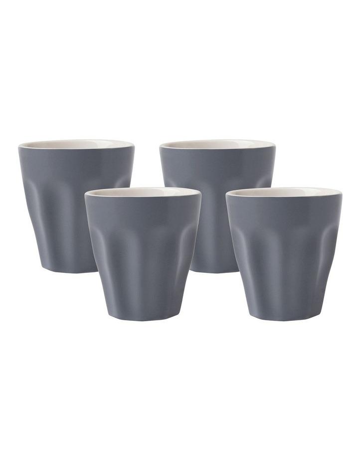 Maxwell & Williams Gift Boxed Blend Sala Espresso Cup 100ml Set of 4 in Charcoal Grey
