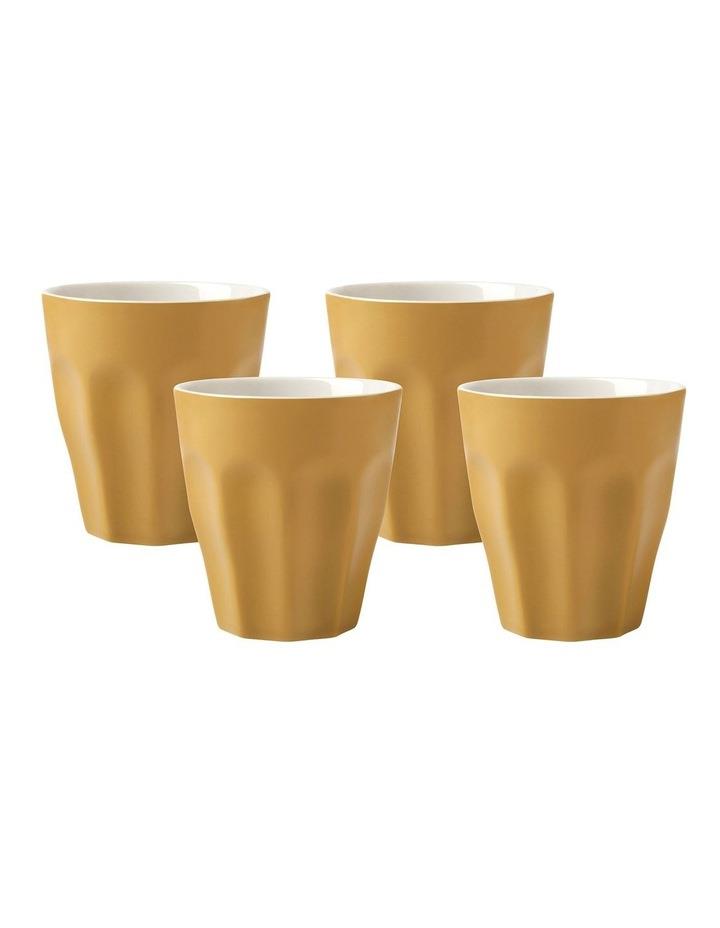 Maxwell & Williams Gift Boxed Blend Sala Latte Cup 240ml of 4 in Mustard Yellow