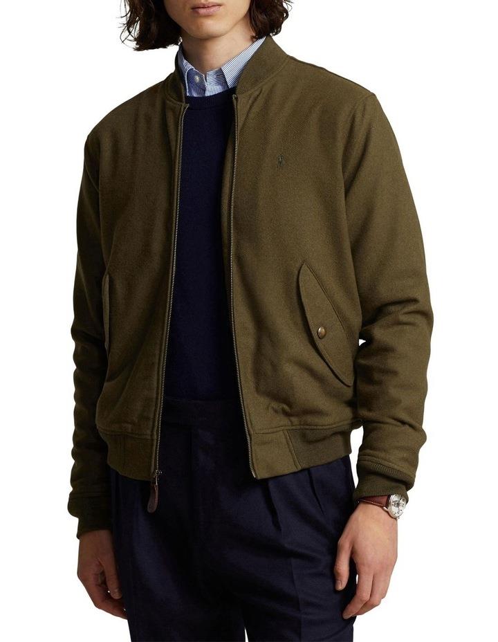 Polo Ralph Lauren Twill Bomber Jacket in Brown M
