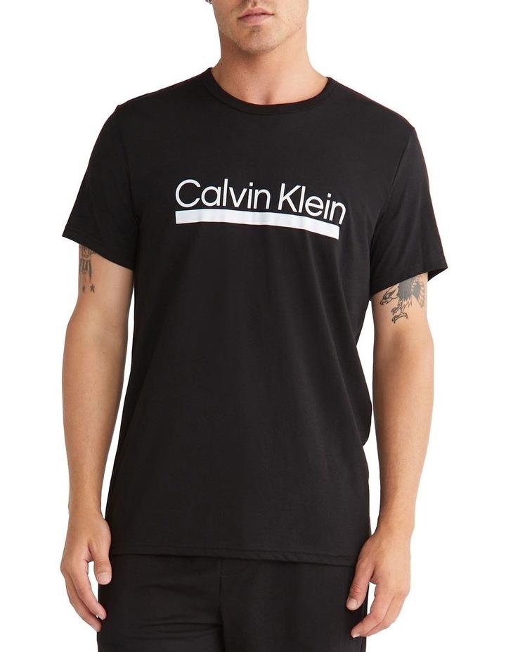 Calvin Klein Chill Sleep Tee in Black S