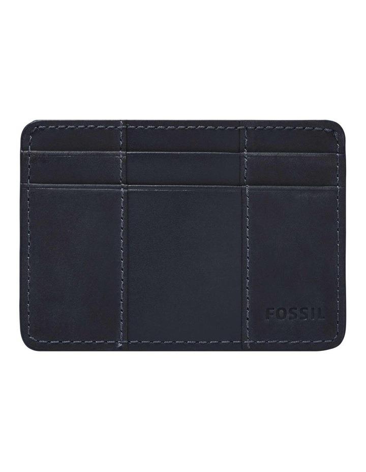 Fossil Everett Card Case in Navy One Size