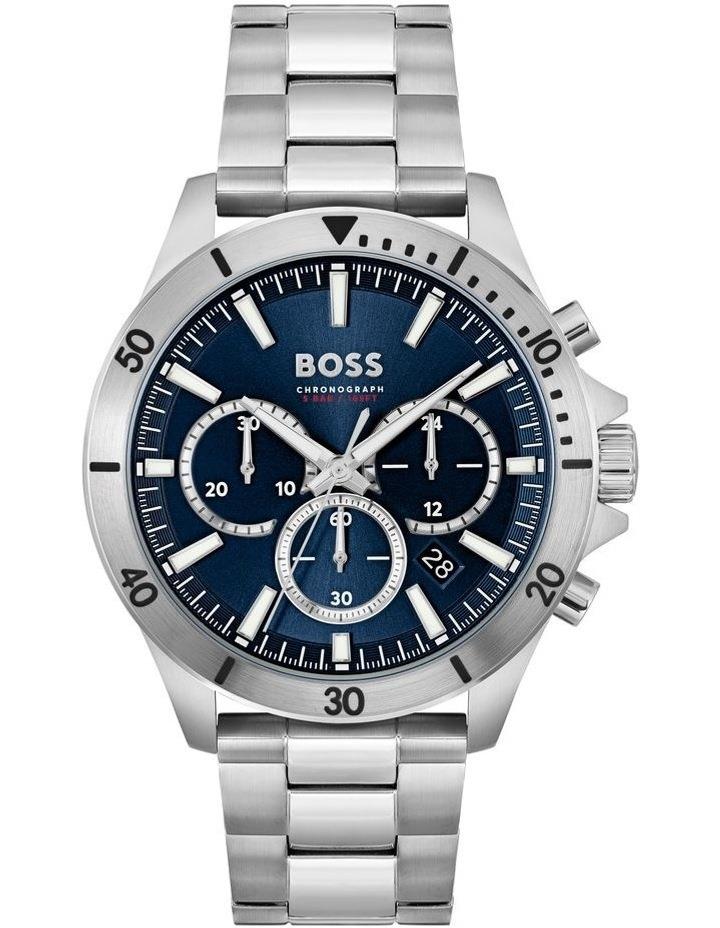 Hugo Boss Troper Stainless Steel Watch in Blue
