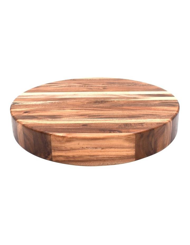 The Cooks Collective Round Cutting Board Acacia 38x38x6cm in Brown