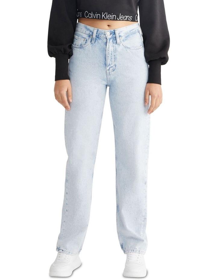 Calvin Klein Jeans High Rise Straight in Blue 27/30