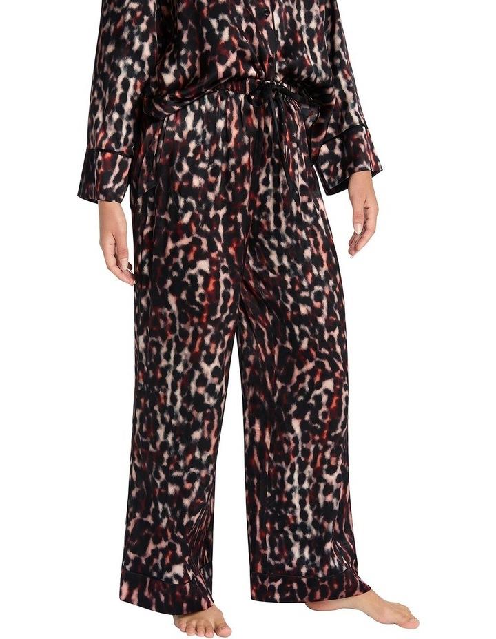 David Lawrence Manon Silk Pyjama Pant in Black Multi Black 12