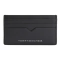 Tommy Hilfiger Modern Leather CC Holder in Black One Size