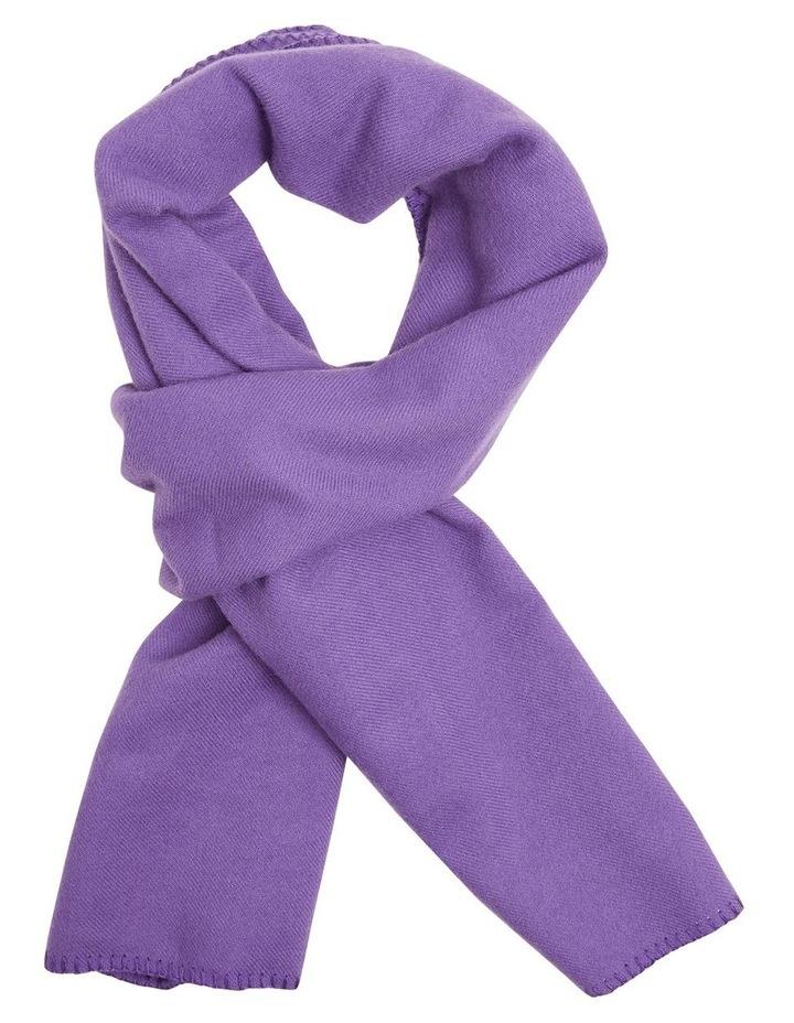 Oxford Fion Wool Scarf in Purple Dk Purple