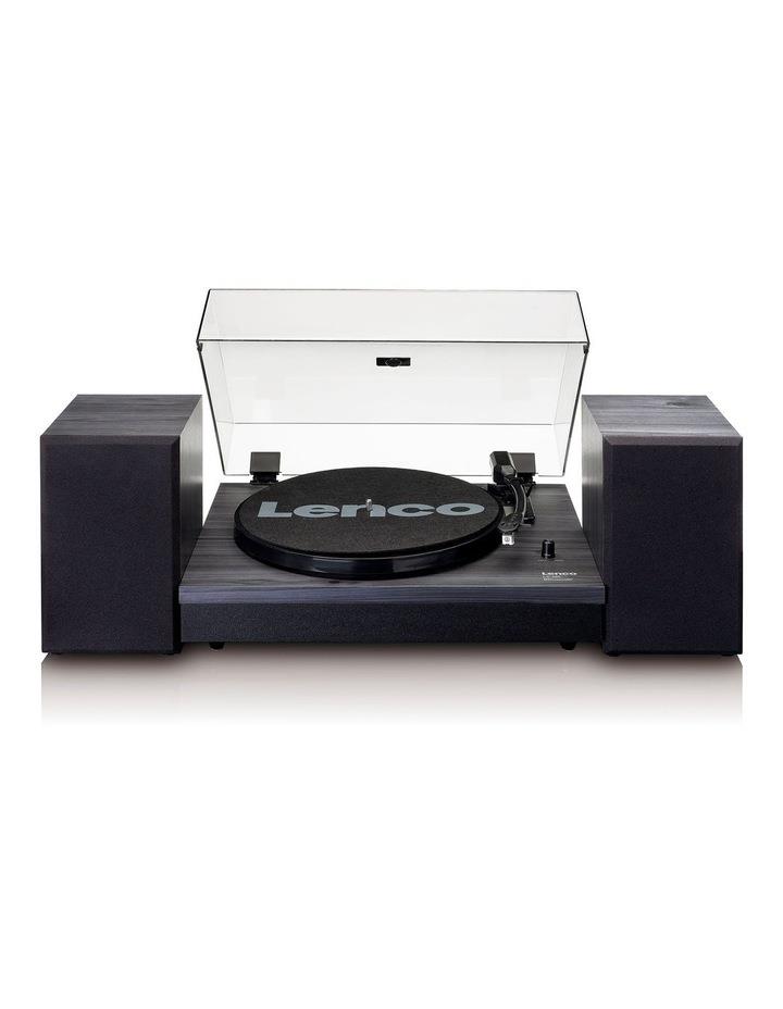 Lenco Turntable with Bluetooth & 2 Separate Speakers in Black