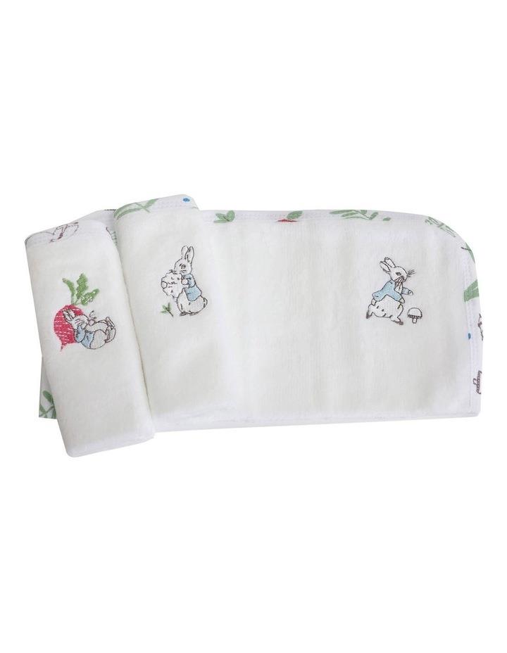 Peter Rabbit New Adventures of Peter Rabbit Face Washers 3 Pack in White One Size