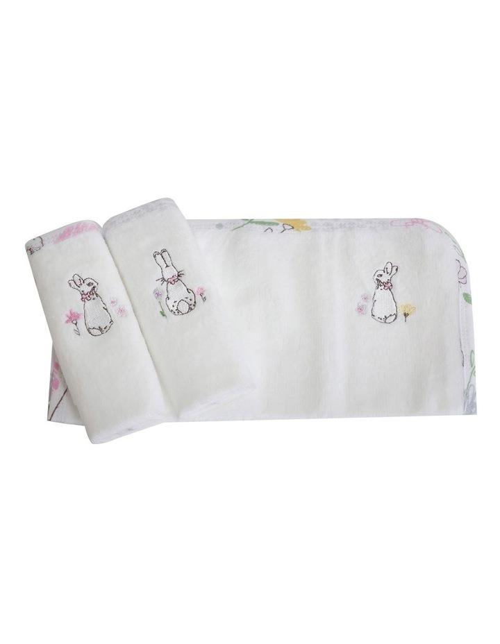 Peter Rabbit New Adventures of Peter Rabbit Face Washers 3 Pack in White One Size