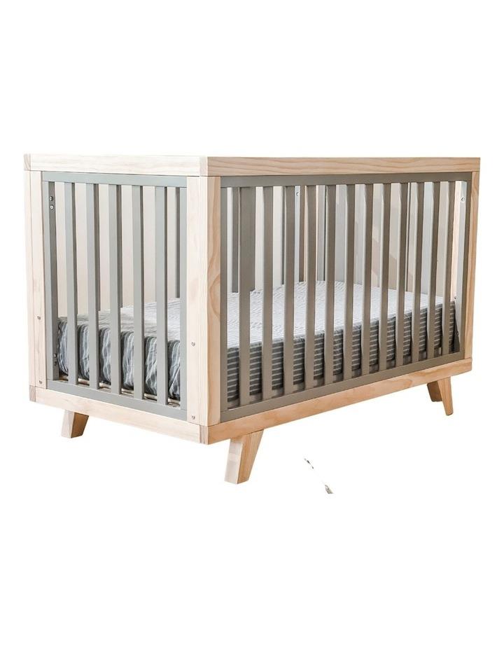 Boutique Baby Designs Chelsea Lifetime Cot Limited Edition in Natural/Grey