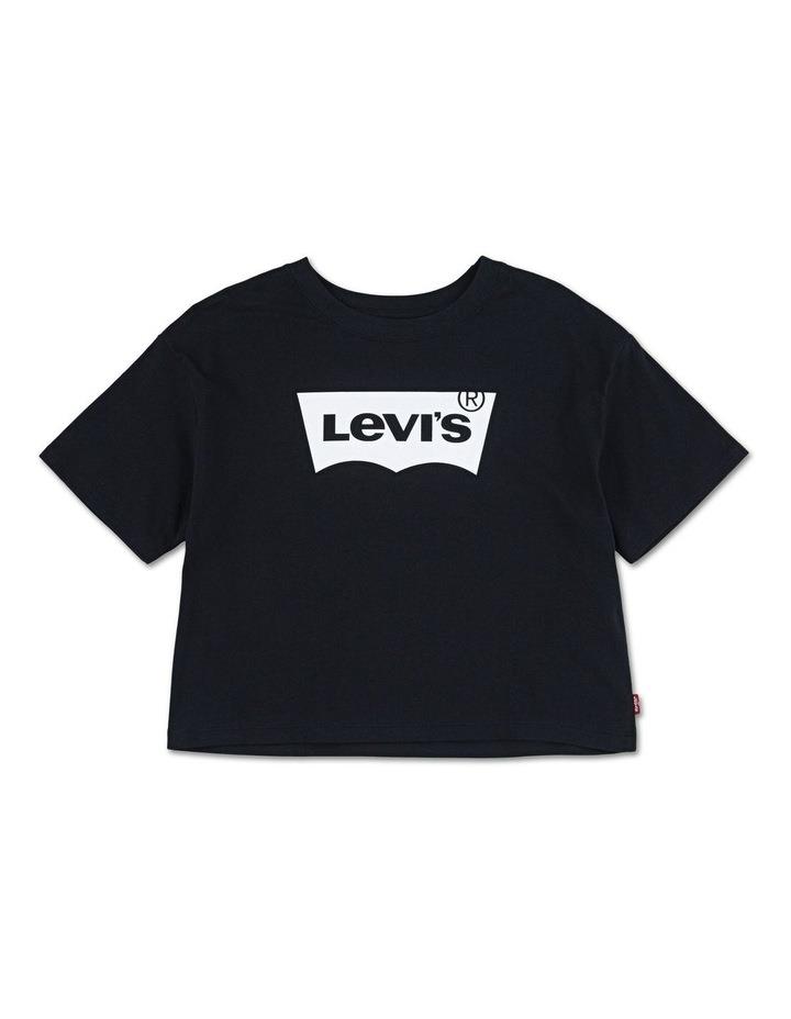 Levi's Light Bright Cropped Tee in Black M