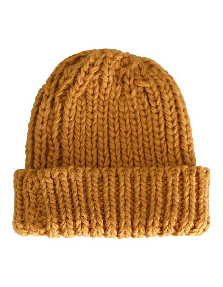 Belle & Bloom Winter's Kiss Beanie in Brown Cappuccino One Size