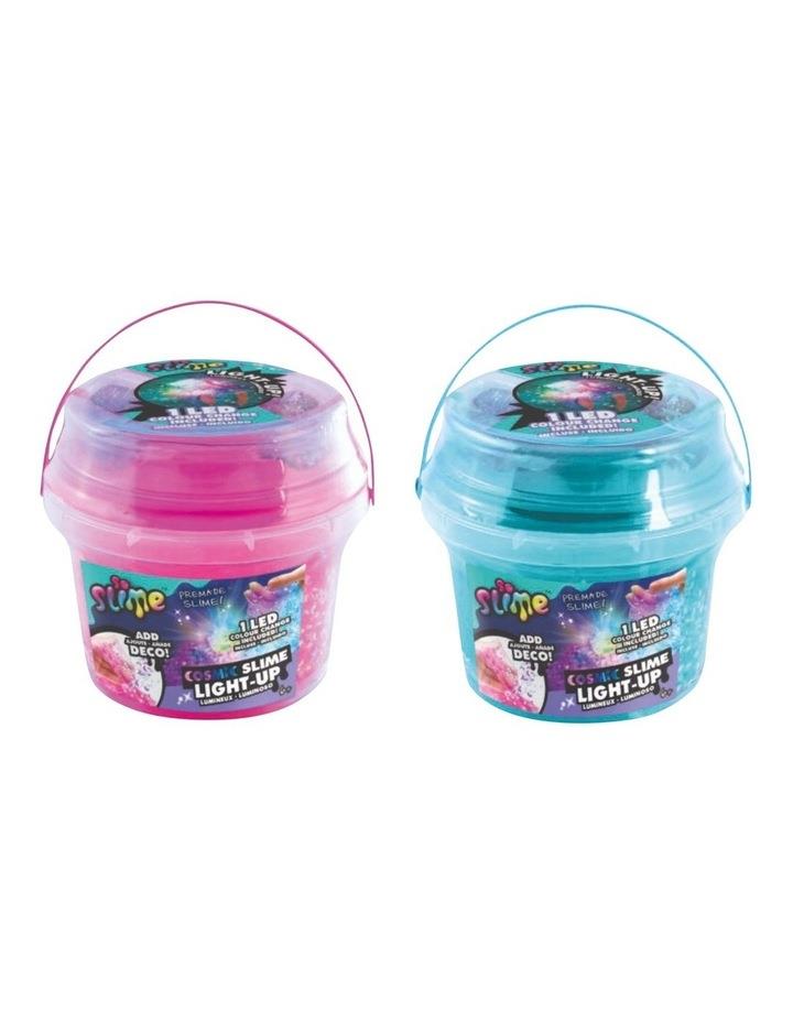 Canal Toys Cosmic Slime Light Up Crunch Bucket in Multi Assorted