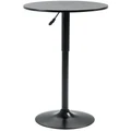 IHOMDEC Modern Round Bar Table in Black