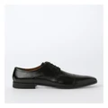 Blaq Isaac Toe Cap Lace Up in Black 6