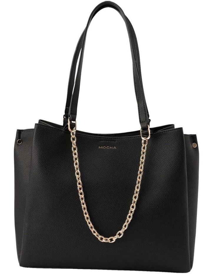 Mocha Sienna Stud Tote Bag in Black One Size