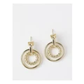 Trent Nathan Twisted Vintage Drop Earring in Gold