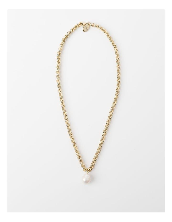 Trent Nathan Vintage Chain & Freshwater Pearl Necklace in Gold
