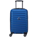 Delsey Shadow 5.0 55cm Expandable Carry On Suitcase in Blue