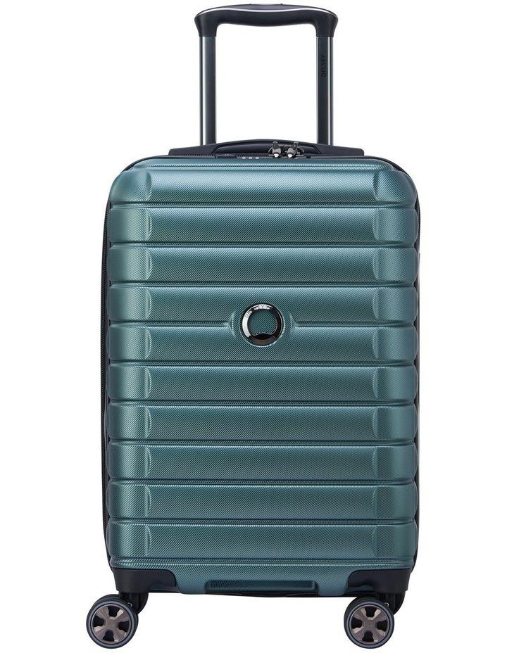 Delsey Shadow 5.0 55cm Expandable Carry On Suitcase in Green