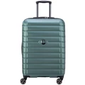 Delsey Shadow 5.0 66cm Expandable Suitcase in Green