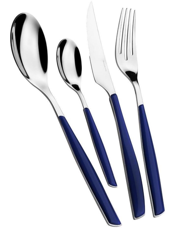 Bugatti Italy Glamour 24 Piece Cutlery Set in Blueberry Blue