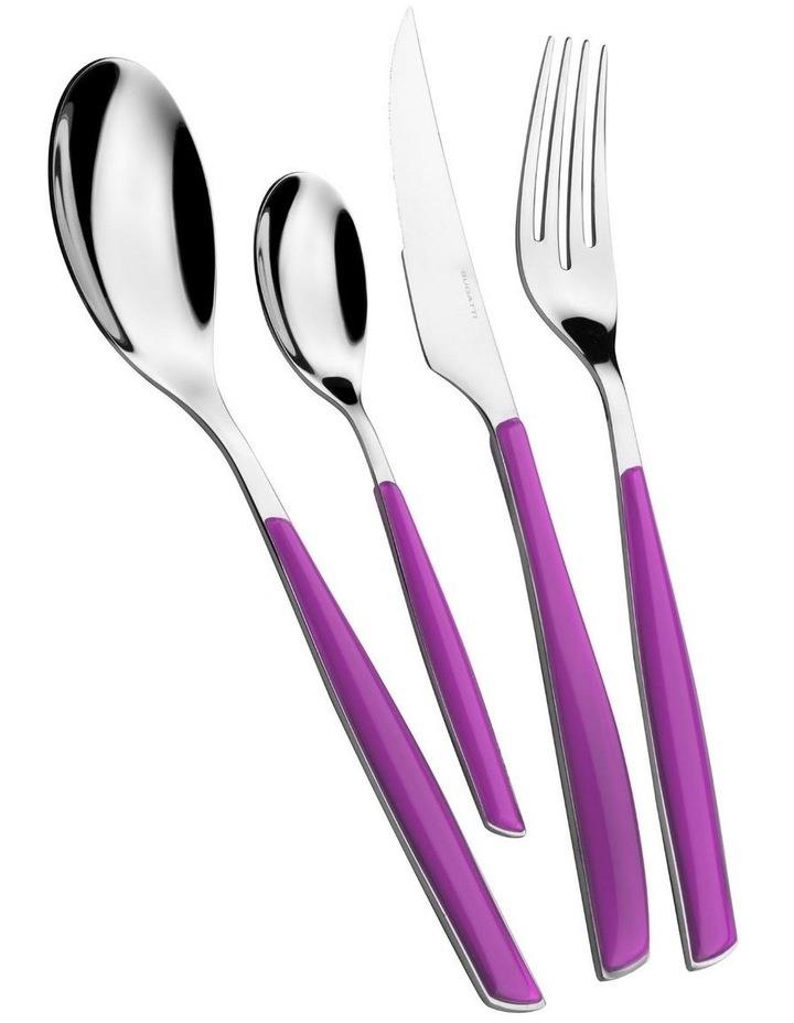 Bugatti Italy Glamour 24 Piece Cutlery Set in Iris Purple