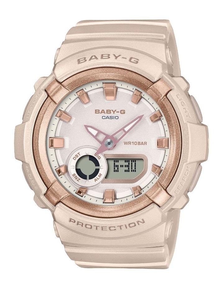 Baby G Resin Watch in Rose Gold Pink