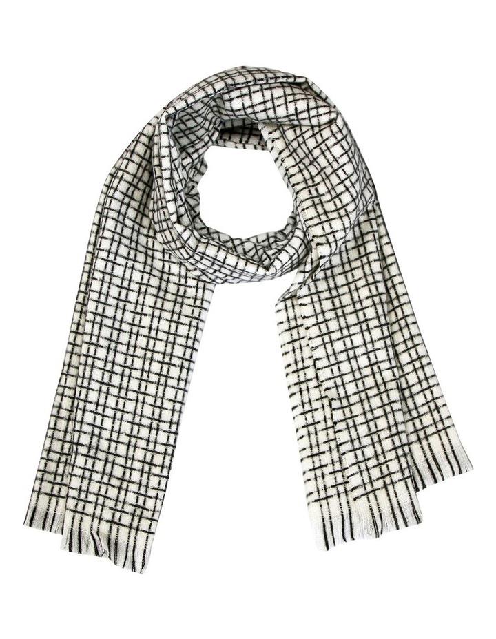 Belle & Bloom Uptown Textured Scarf in White One Size