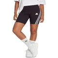 adidas Future Icons 3-Stripes Bike Shorts in Black XS