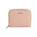 Calvin Klein Mono Wallet in Pink Pale Pink