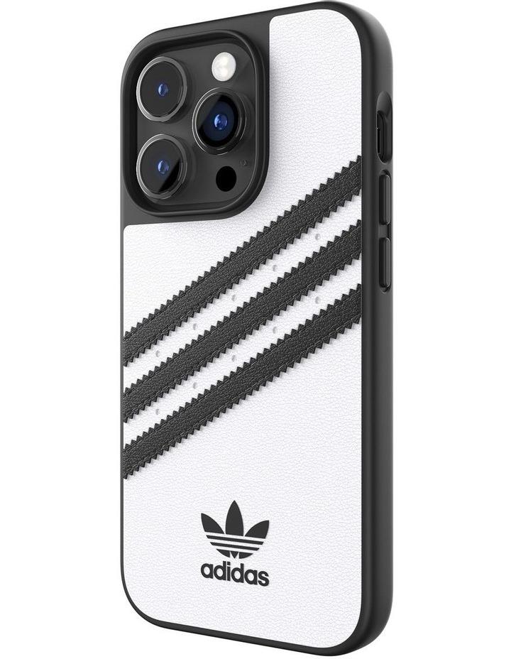 Adidas Originals 3-Stripe iPhone 14 Pro Phone Case in White