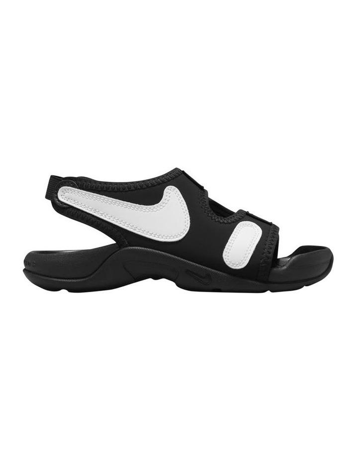 Nike Sunray Adjust 6 Infant Beach Sandals in Black/White Blk/White 08