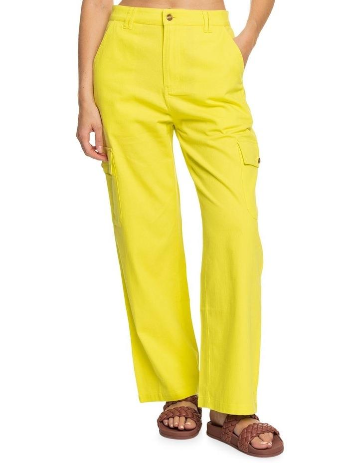 Roxy Surf Kind Kate Cargo Trousers in Yellow S