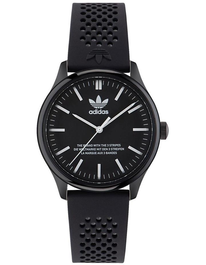 Adidas Originals Code One Ceramic Silicone Watch in Black