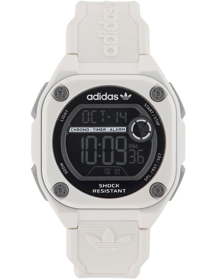 Adidas Originals City Tech Two Resin Watch in White