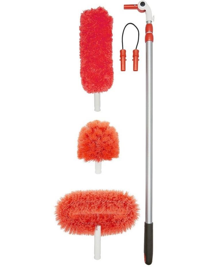 OXO Good Grips Long Reach Dusting System with Pivoting Heads Red