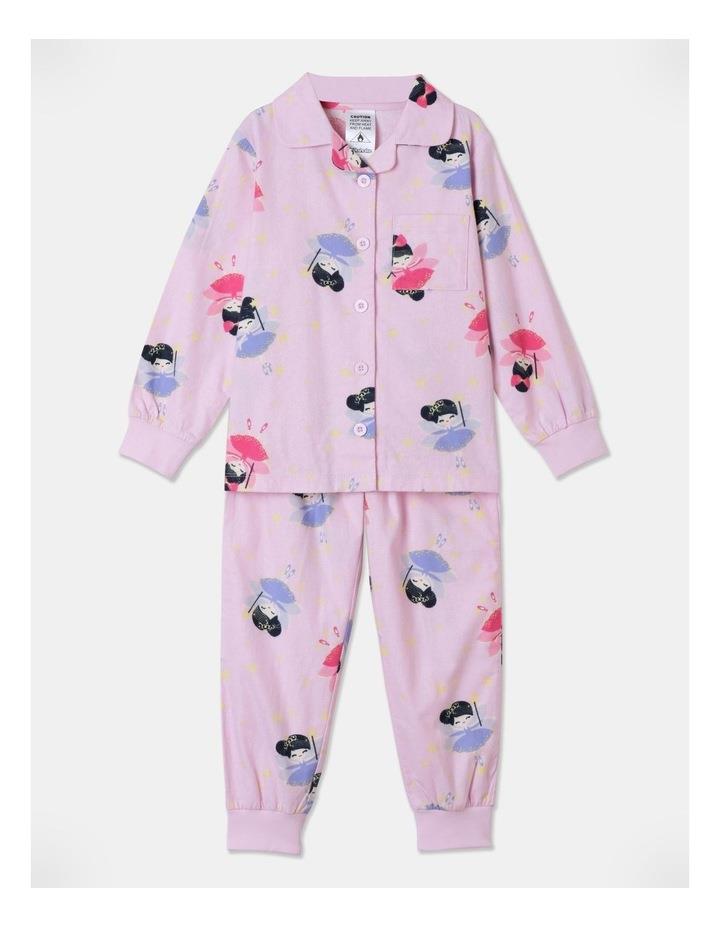 Milkshake Fairies Brushed Pyjamas in Baby Pink 8