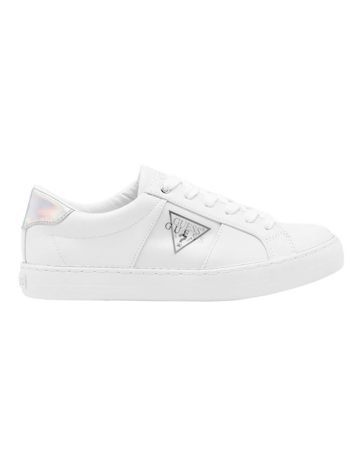 Guess White Gimmie4-A Sneaker in White 6