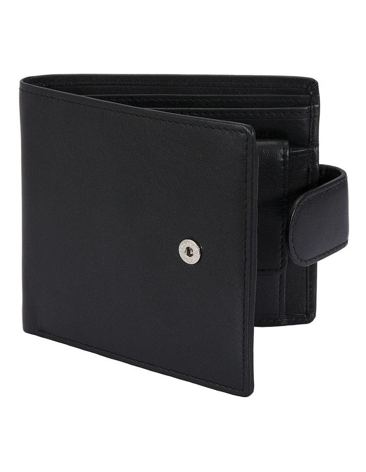 DENTS RFID Nappa Leather Coin Bifold Wallet in Black