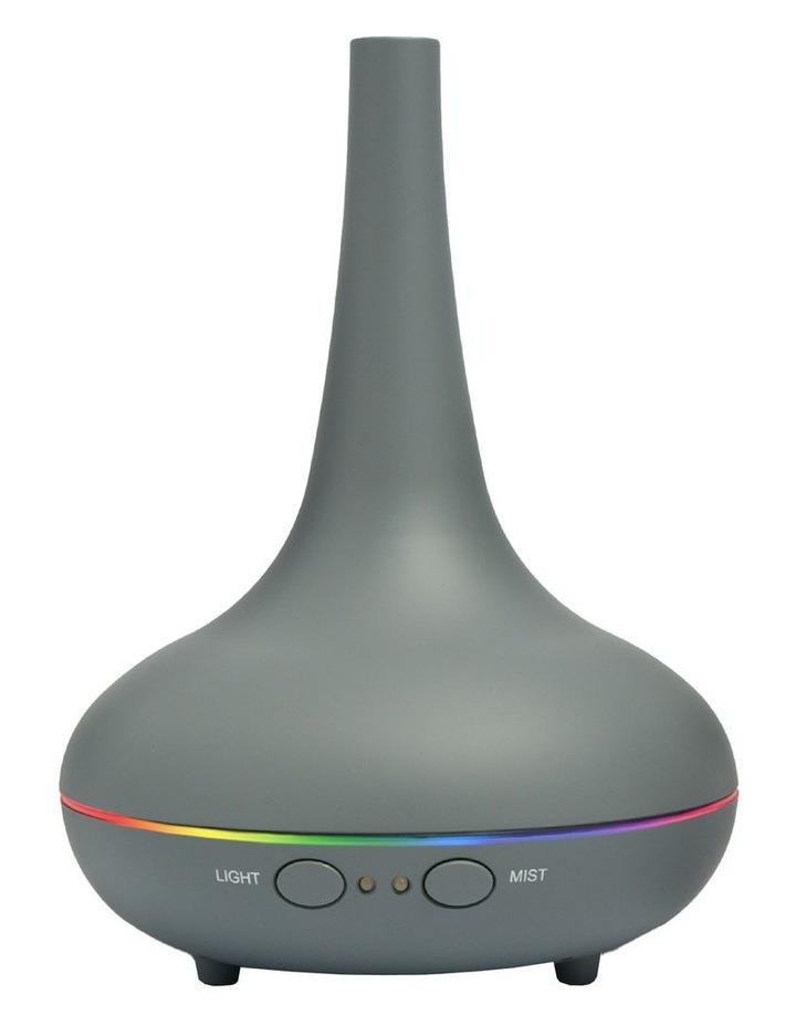 Milano Decor Essential Oil Diffuser Aromatherapy LED Light 200ml 3 Oils in Grey