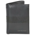Van Heusen Tri-Fold Wallet in Black One Size