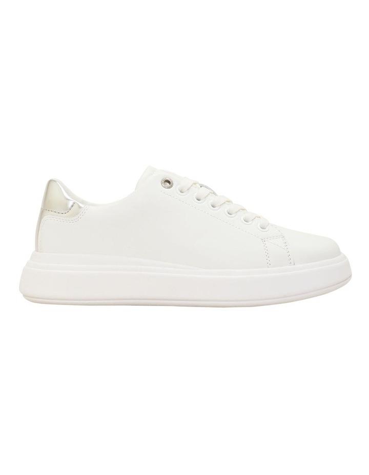 Calvin Klein Classic Leather Cupsole Sneakers in White 39