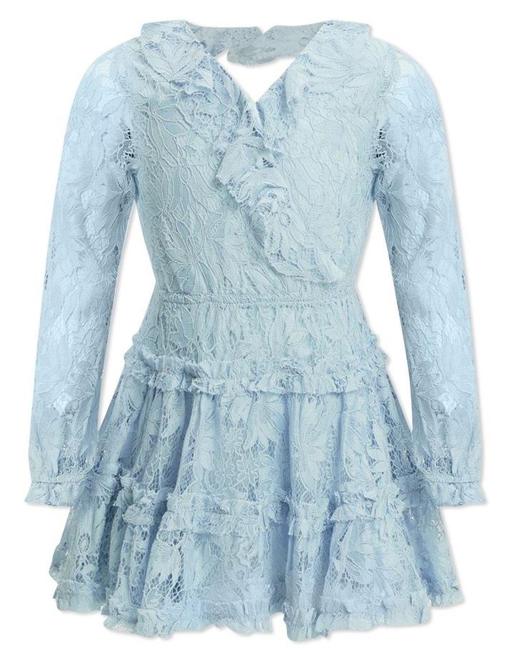 Bardot Junior Magnolia Lace Dress in Blue 10
